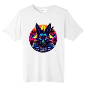 Streetwear 80s 90s Egypt Egyptian God Anubis Tall Fusion ChromaSoft Performance T-Shirt