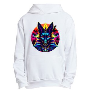 Streetwear 80s 90s Egypt Egyptian God Anubis Urban Pullover Hoodie