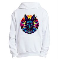 Streetwear 80s 90s Egypt Egyptian God Anubis Urban Pullover Hoodie