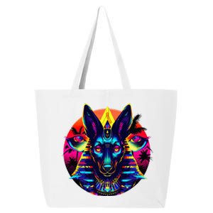 Streetwear 80s 90s Egypt Egyptian God Anubis 25L Jumbo Tote