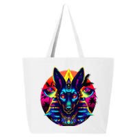 Streetwear 80s 90s Egypt Egyptian God Anubis 25L Jumbo Tote