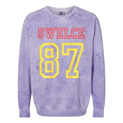 swelce 87 back design Colorblast Crewneck Sweatshirt