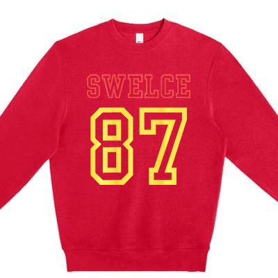 swelce 87 back design Premium Crewneck Sweatshirt