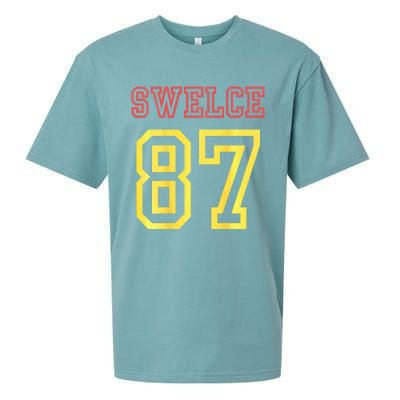 swelce 87 back design Sueded Cloud Jersey T-Shirt