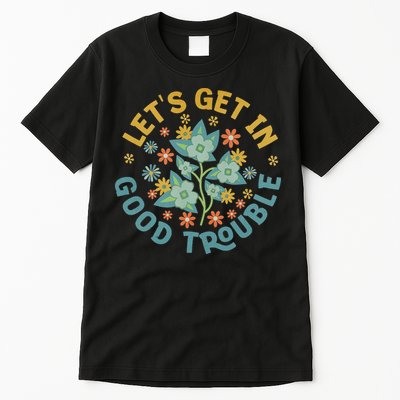 Subtle 8647 Boho Floral Resist Tall T-Shirt
