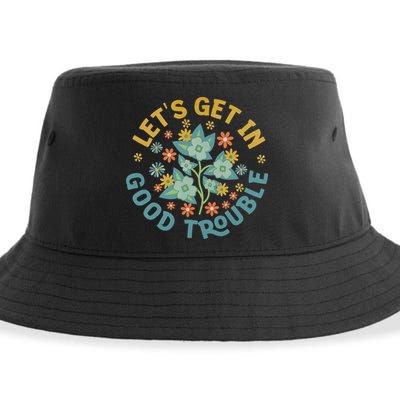 Subtle 8647 Boho Floral Resist Sustainable Bucket Hat