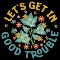 Subtle 8647 Boho Floral Resist Youth Performance Sprint T-Shirt