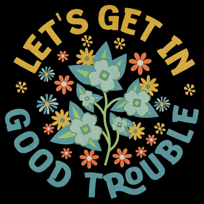 Subtle 8647 Boho Floral Resist Youth Performance Sprint T-Shirt