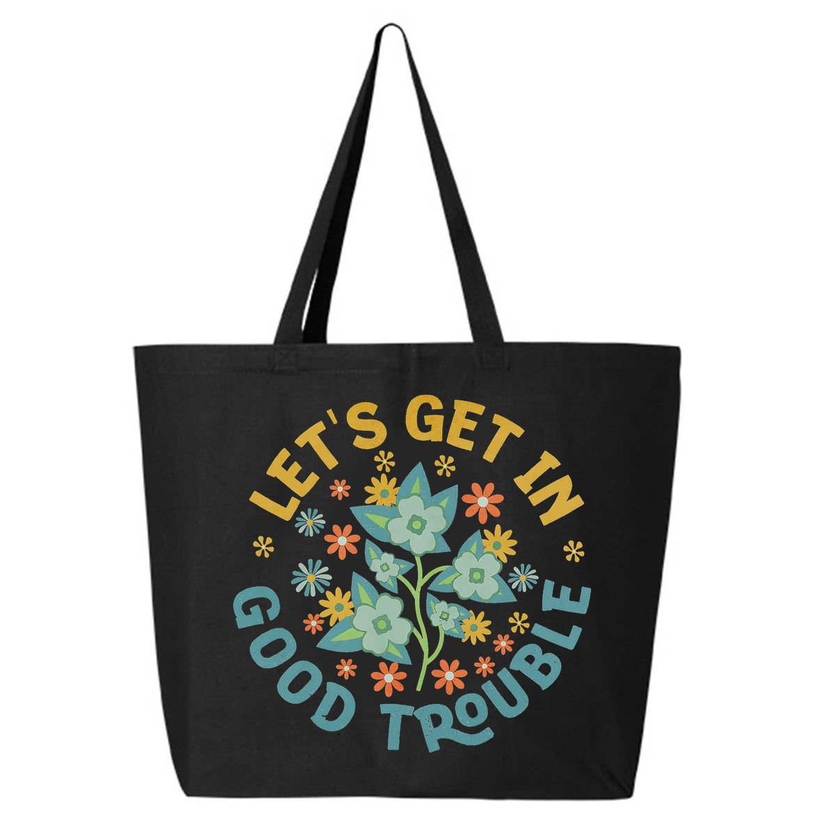 Subtle 8647 Boho Floral Resist 25L Jumbo Tote