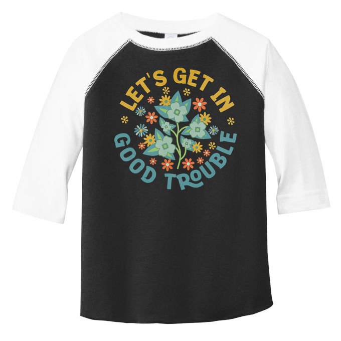Subtle 8647 Boho Floral Resist Toddler Fine Jersey T-Shirt