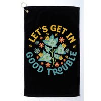 Subtle 8647 Boho Floral Resist Golf Towel