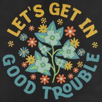 Subtle 8647 Boho Floral Resist Golf Towel
