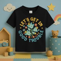 Subtle 8647 Boho Floral Resist Toddler T-Shirt