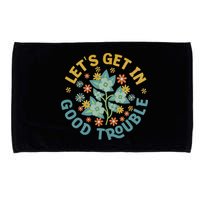 Subtle 8647 Boho Floral Resist Microfiber Hand Towel