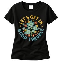 Subtle 8647 Boho Floral Resist Womens T-Shirt