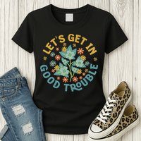 Subtle 8647 Boho Floral Resist Womens T-Shirt