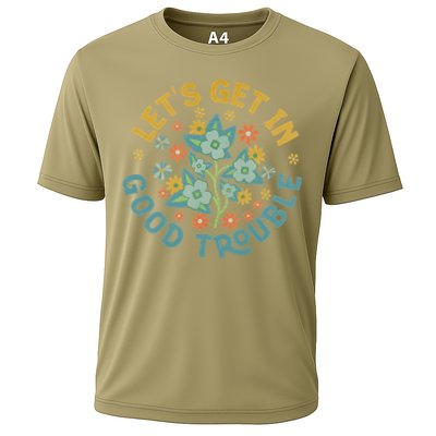 Subtle 8647 Boho Floral Resist Performance Shirt