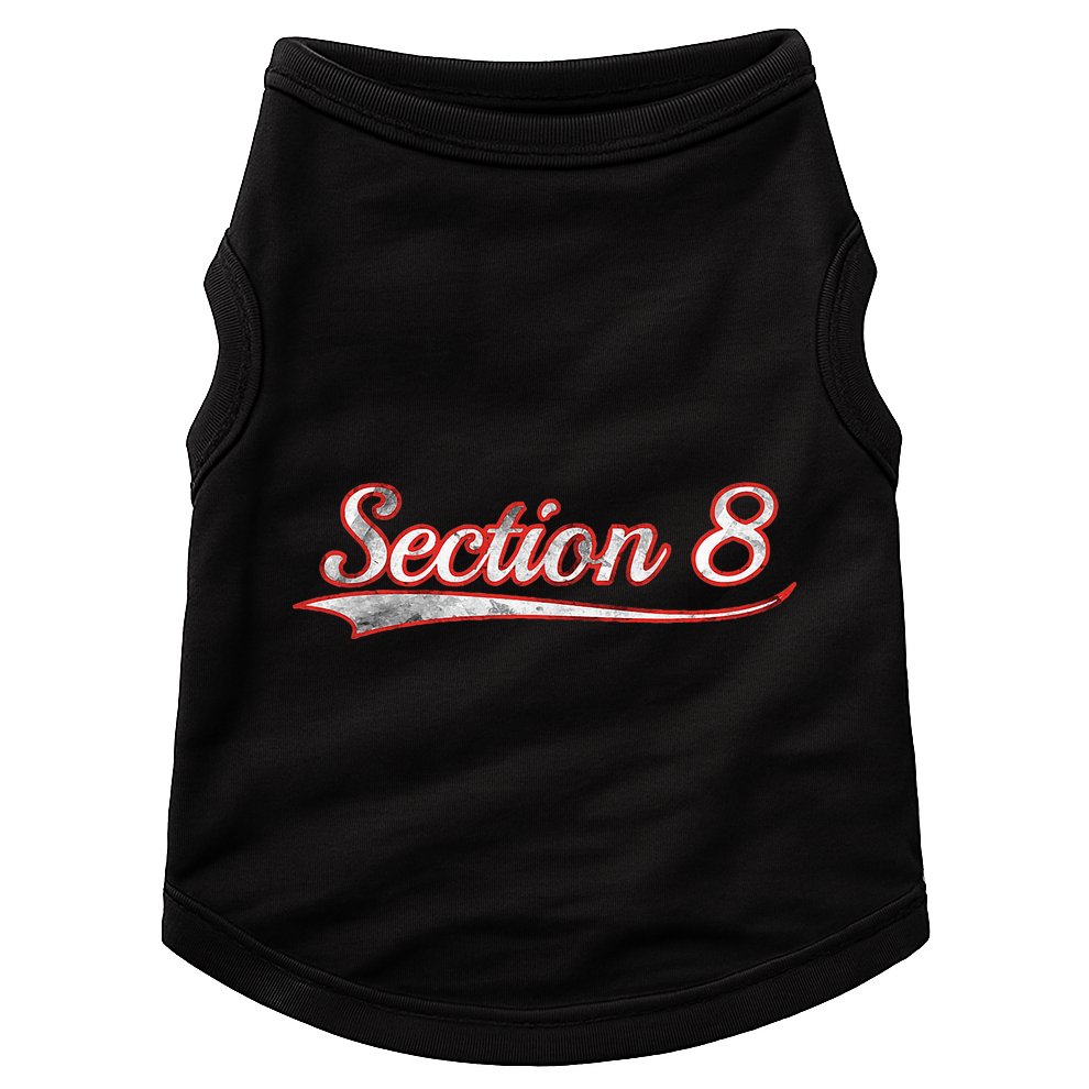 Section 8 Vintage Varsity Distressed Throwback Style Doggie Tank