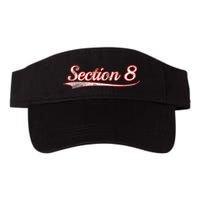 Section 8 Vintage Varsity Distressed Throwback Style Visor