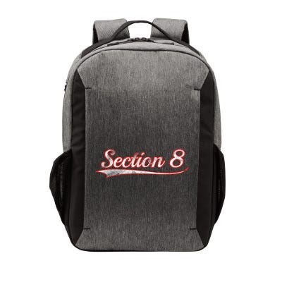 Section 8 Vintage Varsity Distressed Throwback Style Vector Backpack