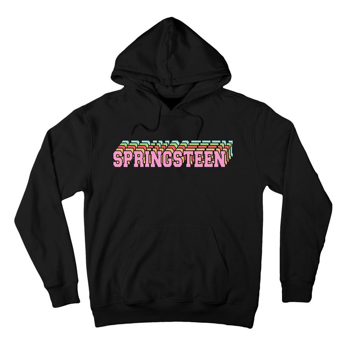 Springsteen 80s Vintage Retro Spring Hoodie