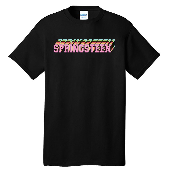 Springsteen 80s Vintage Retro Spring Tall T-Shirt