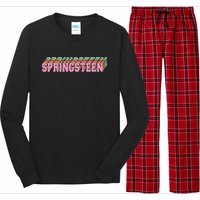 Springsteen 80s Vintage Retro Spring Long Sleeve Pajama Set