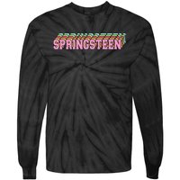 Springsteen 80s Vintage Retro Spring Tie-Dye Long Sleeve Shirt