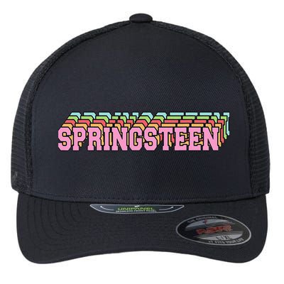 Springsteen 80s Vintage Retro Spring Flexfit Unipanel Trucker Cap