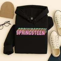 Springsteen 80s Vintage Retro Spring Hoodie