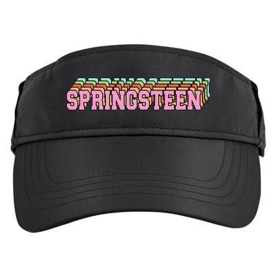 Springsteen 80s Vintage Retro Spring Adult Drive Performance Visor