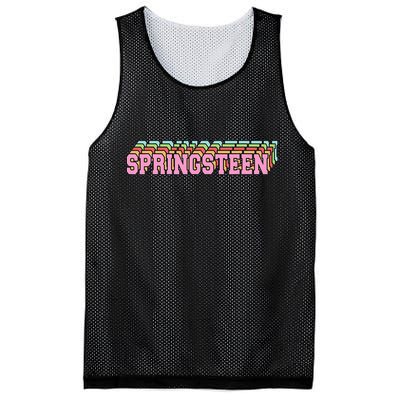 Springsteen 80s Vintage Retro Spring Mesh Reversible Basketball Jersey Tank
