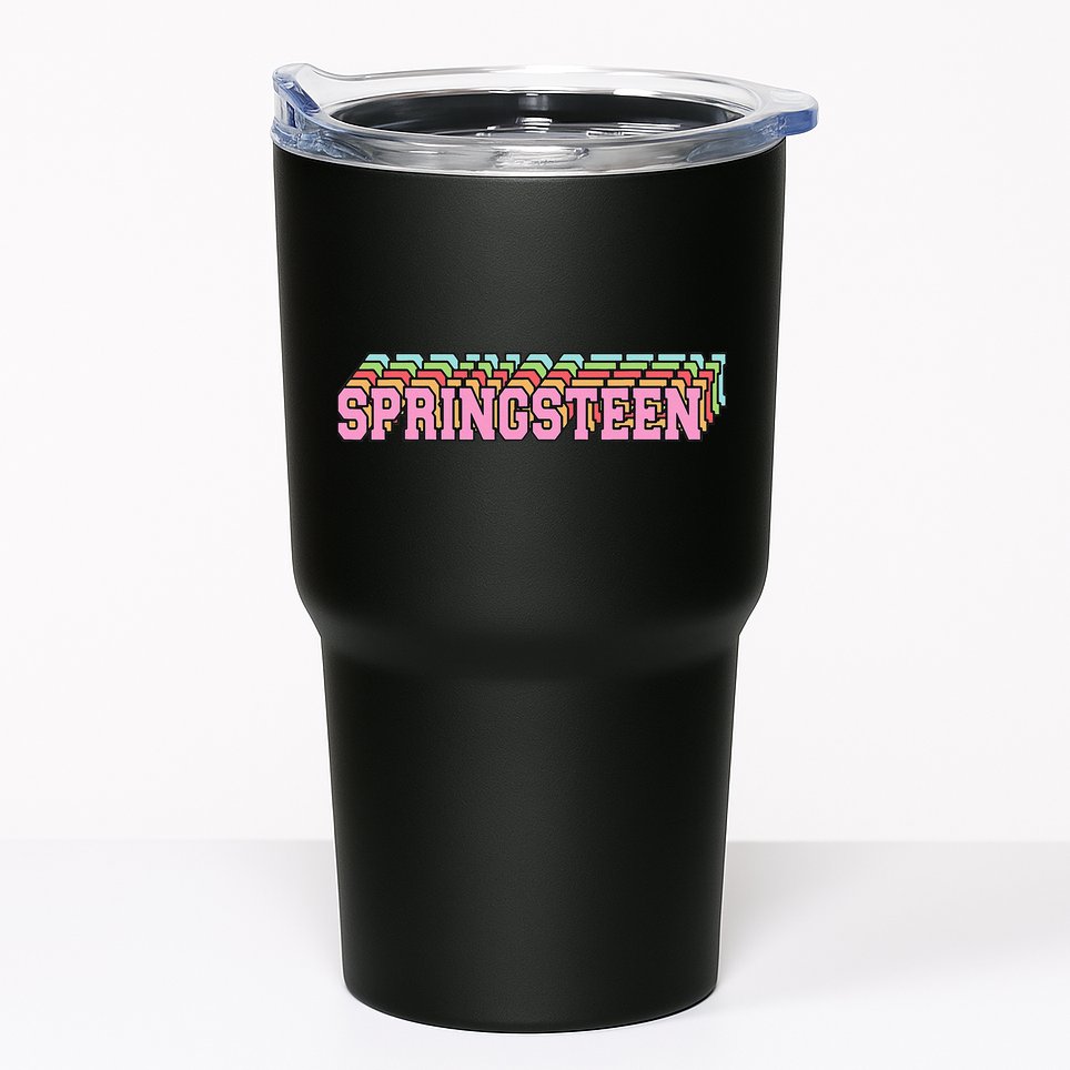 Springsteen 80s Vintage Retro Spring Tumbler