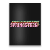 Springsteen 80s Vintage Retro Spring Poster
