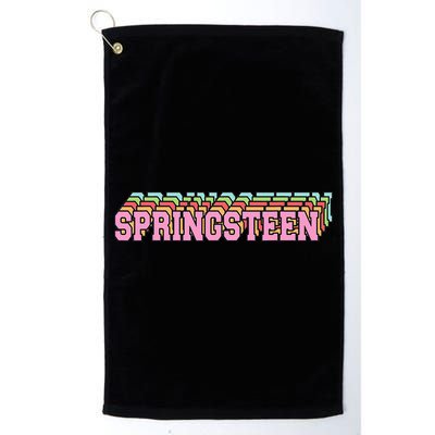 Springsteen 80s Vintage Retro Spring Golf Towel
