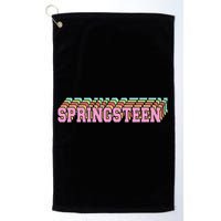 Springsteen 80s Vintage Retro Spring Golf Towel