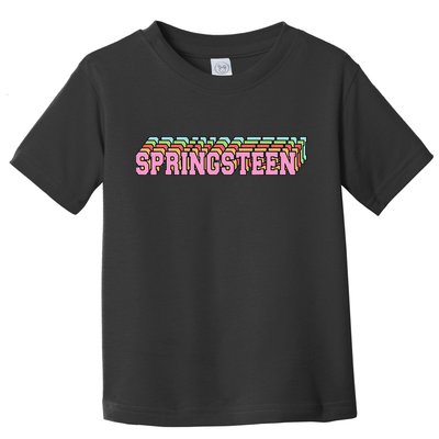 Springsteen 80s Vintage Retro Spring Toddler T-Shirt
