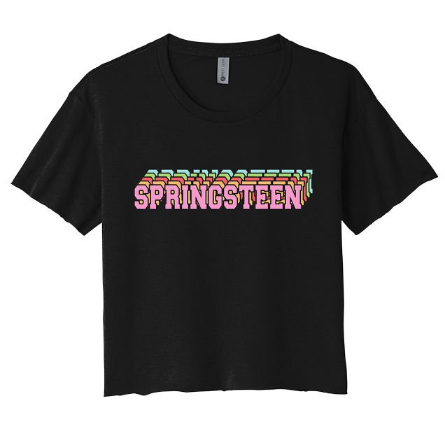 Springsteen 80s Vintage Retro Spring Crop Top