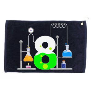 Scientist 8 Years Old 8th Birthday Experiments Science Grommeted Golf Towel