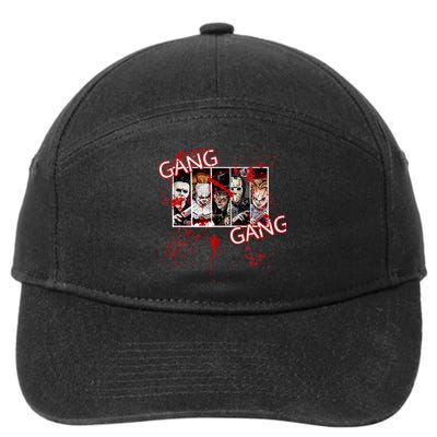 Scary 90s Movie Gear For Halloween & Movie Buffs 7-Panel Snapback Hat