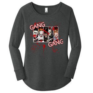 Scary 90s Movie Gear For Halloween & Movie Buffs Women's Perfect Tri Tunic Long Sleeve Shirt