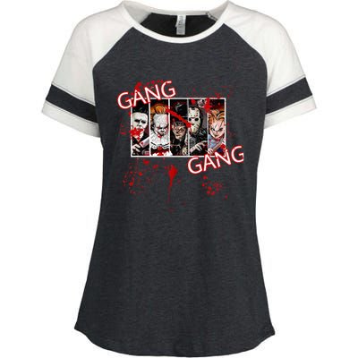 Scary 90s Movie Gear For Halloween & Movie Buffs Enza Ladies Jersey Colorblock Tee