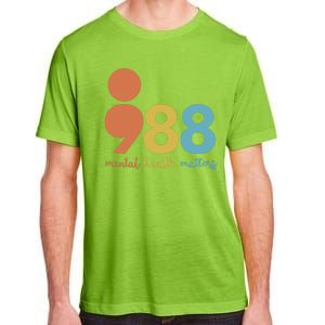 Semicolon 988 Mental Health Matters Adult ChromaSoft Performance T-Shirt