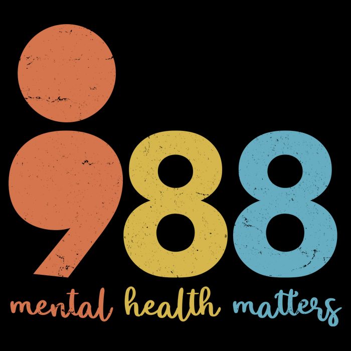 Semicolon 988 Mental Health Matters Cooling Performance Crew T-Shirt