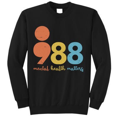 Semicolon 988 Mental Health Matters Sweatshirt