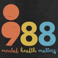 Semicolon 988 Mental Health Matters Adult Drive Performance Visor