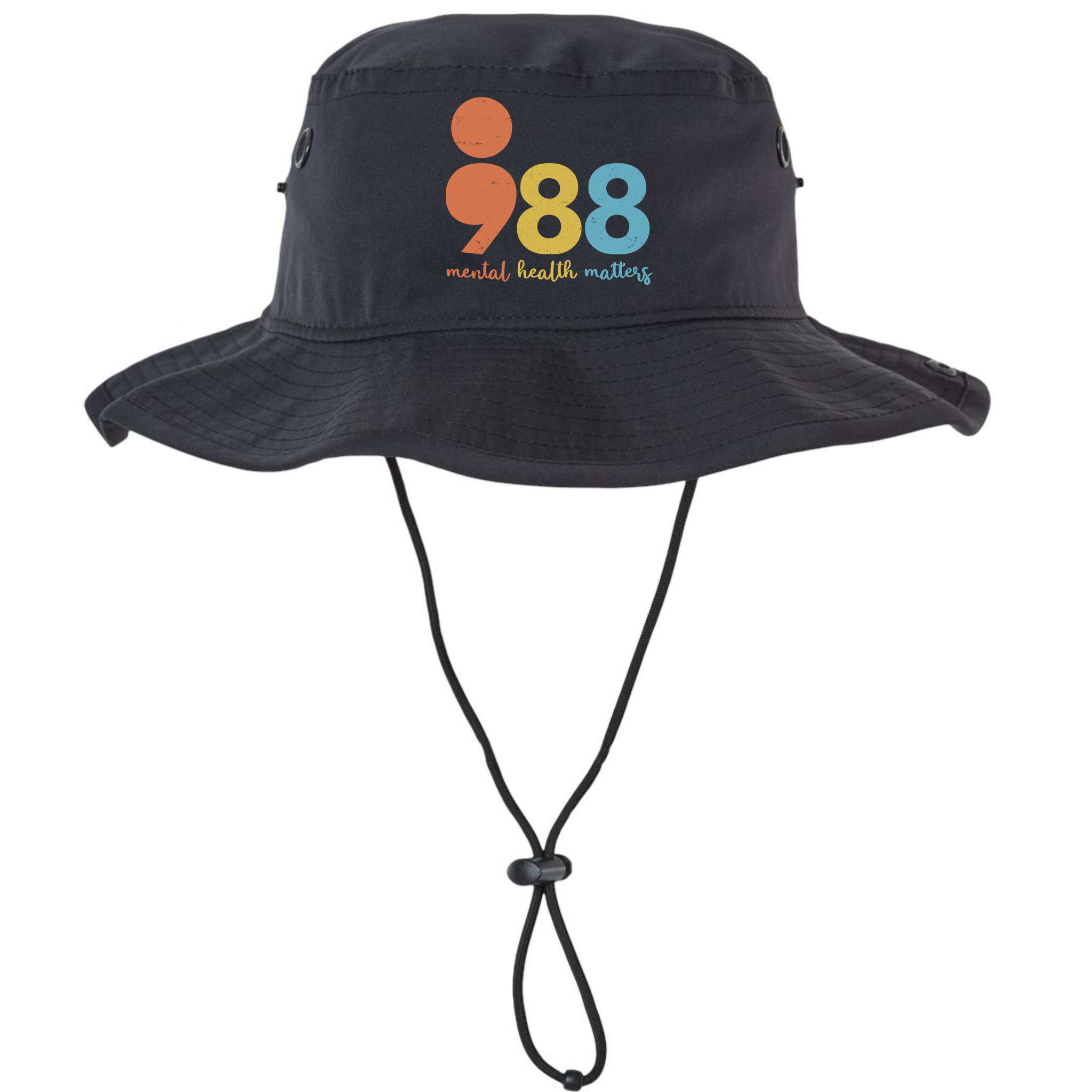 Semicolon 988 Mental Health Matters Bucket Hat