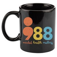 Semicolon 988 Mental Health Matters 11oz C Handle Ceramic Mug