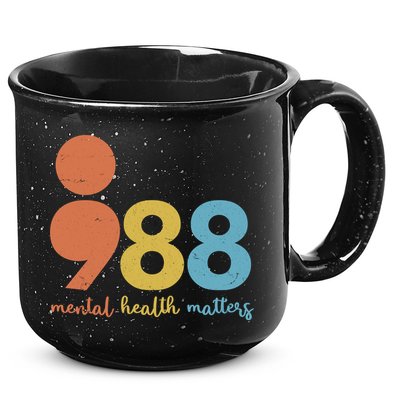 Semicolon 988 Mental Health Matters 15oz Campfire Ceramic Mug
