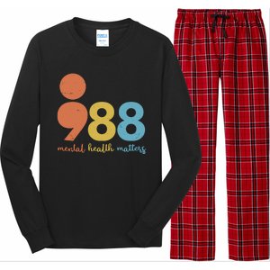 Semicolon 988 Mental Health Matters Long Sleeve Pajama Set